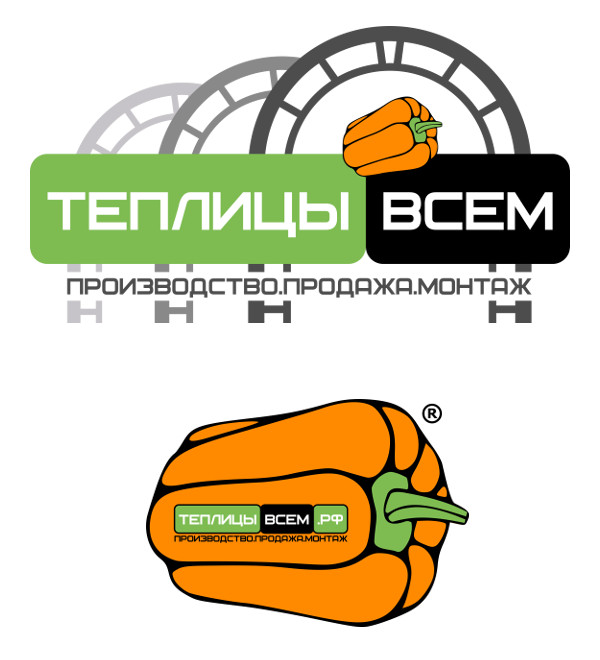 Редизайн логотипа «Теплицы Всем».